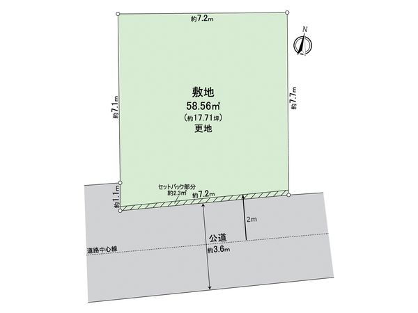 所沢市御幸町 土地 区画図 所沢市御幸町 土地 区画図