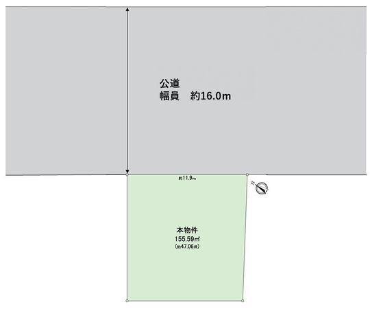 狭山市中央1丁目 土地 区画図 狭山市中央1丁目 土地 区画図