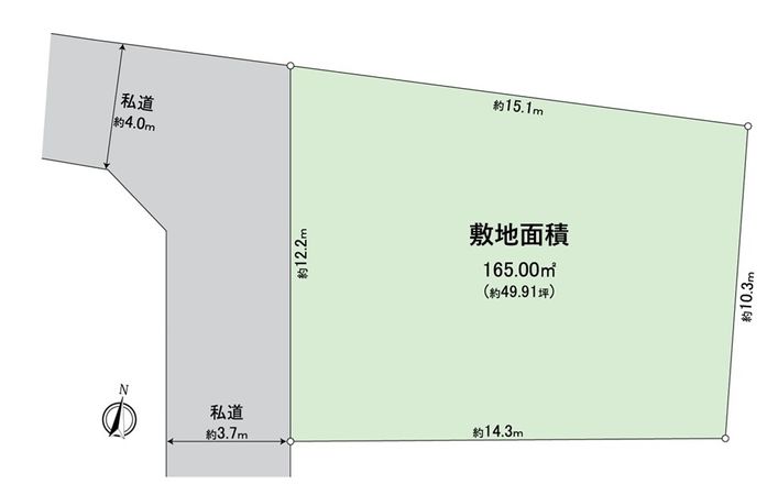 所沢市泉町 土地 区画図 所沢市泉町 土地 区画図