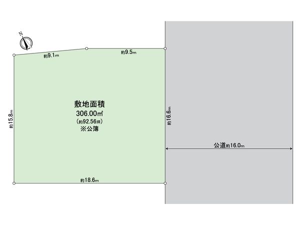 坂戸市中富町 土地 区画図 区画図