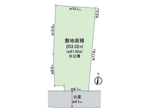 坂戸市花影町 土地 区画図 区画図