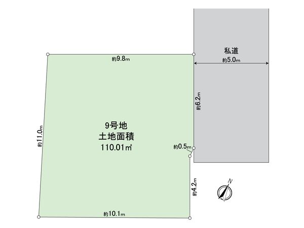 東村山市秋津町3丁目 土地 9区画 区画図 東村山市秋津町3丁目 土地 9区画 区画図