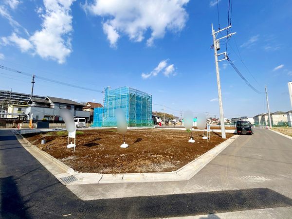 所沢市北秋津 北秋津・上安松土地区画整理事業地内(仮換地)2区画 土地写真