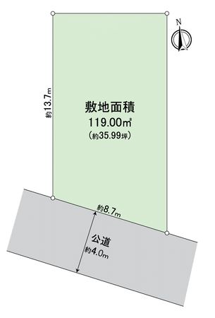 所沢市小手指町5丁目 土地 区画図 所沢市小手指町5丁目 土地 区画図