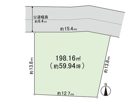 所沢市山口 土地 地形図