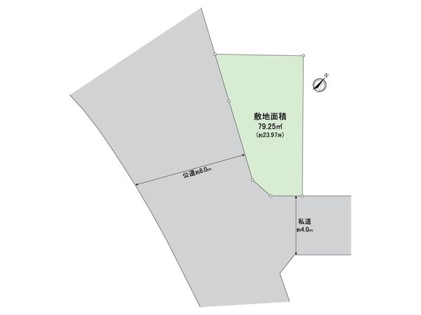 東村山市青葉町2丁目 土地 区画図 東村山市青葉町2丁目 土地 区画図