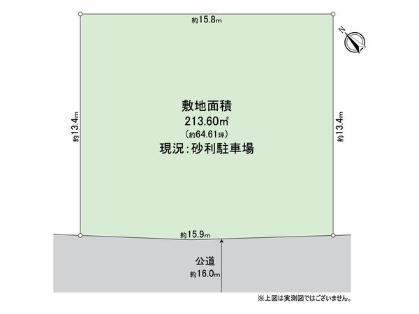 狭山市入間川2丁目 土地 区画図