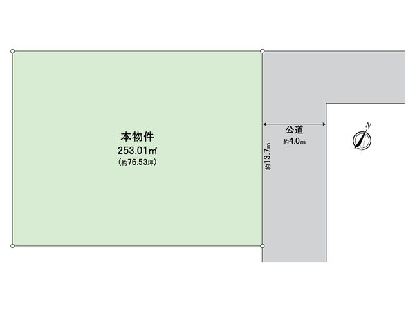 狭山市大字北入曽 土地 区画図