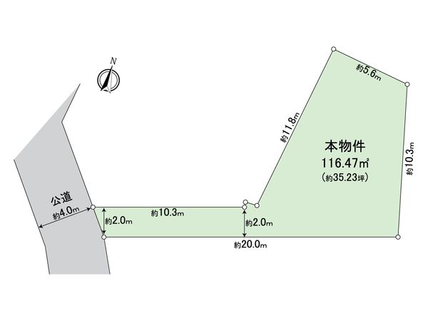 所沢市大字久米 土地 区画図 所沢市大字久米 土地 区画図