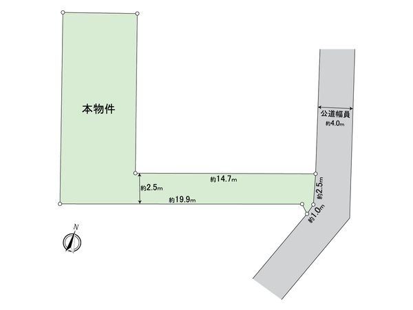 所沢市山口 土地 区画図 所沢市山口 土地 区画図