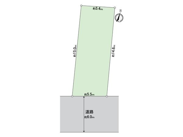 所沢市緑町4丁目 土地 区画図 所沢市緑町4丁目 土地 区画図