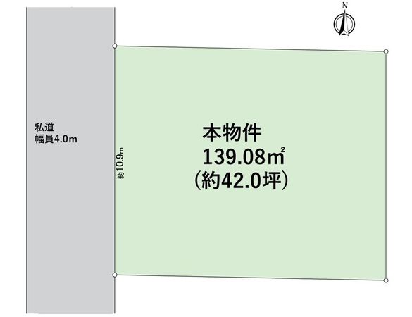 所沢市向陽町 土地 区画図 所沢市向陽町 土地 区画図