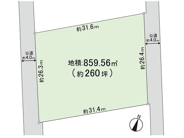 入間市野田 土地 区画図 入間市野田 土地 区画図