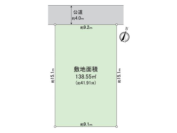 狭山市富士見1丁目 土地 区画図 区画図