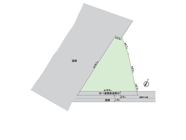 東村山市秋津町3丁目 土地 区画図