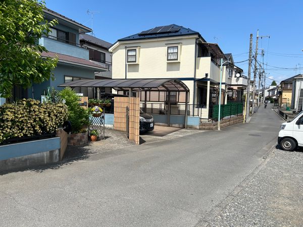 東村山市秋津町3丁目 土地 前面道路含む外観 東村山市秋津町3丁目 土地 前面道路含む外観
