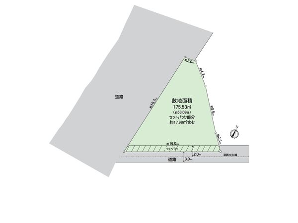 東村山市秋津町3丁目 土地 区画図 東村山市秋津町3丁目 土地 区画図