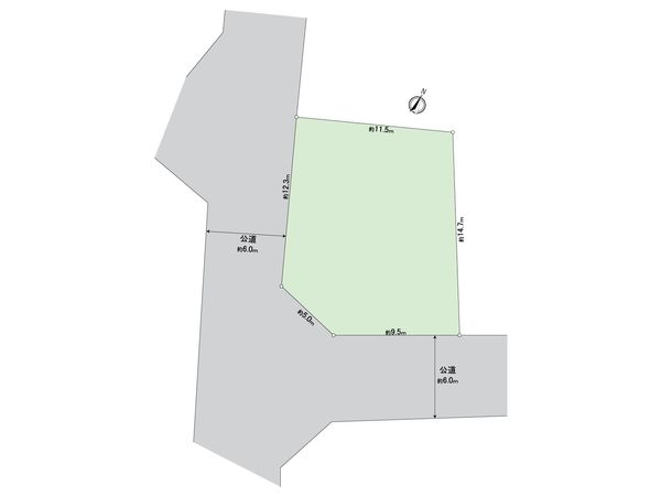 所沢市北秋津 土地 区画図 所沢市北秋津 土地 区画図