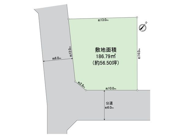 狭山市北入曽 土地 区画図 狭山市北入曽 土地 区画図
