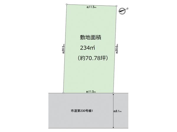 東村山市久米川町5丁目 土地 区画図 東村山市久米川町5丁目 土地 区画図