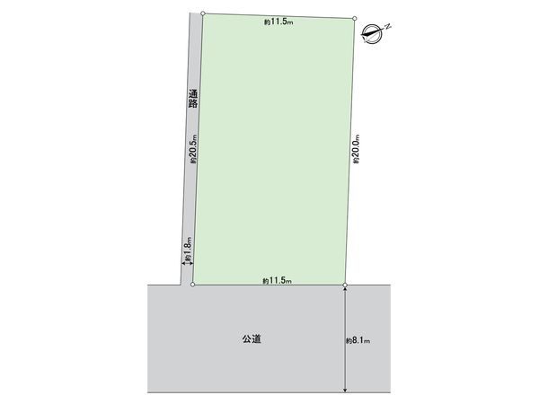 東村山市久米川町5丁目 土地 区画図 東村山市久米川町5丁目 土地 区画図
