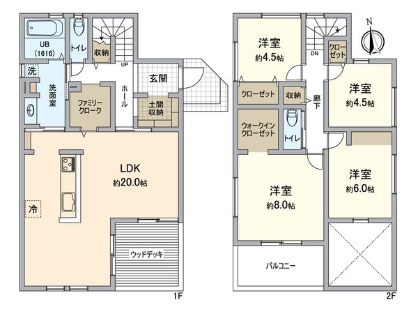 東村山市秋津町3丁目 新築戸建 間取図(平面図)