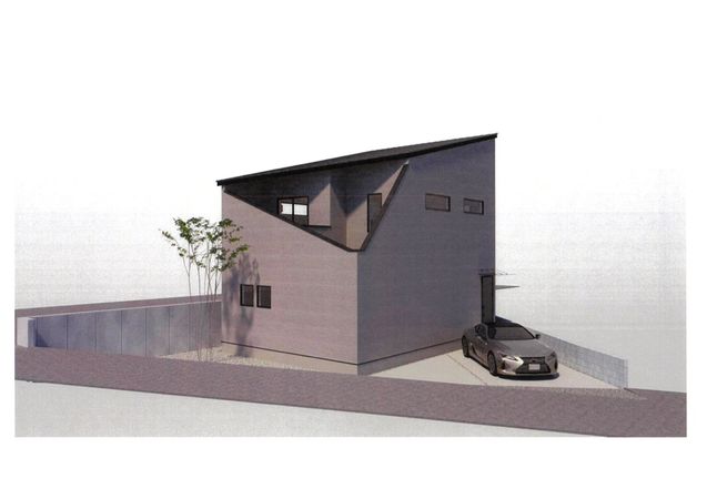 東村山市秋津町3丁目 新築戸建 外観パース図