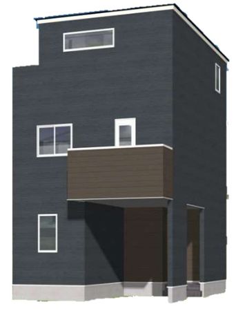 所沢市寿町 新築戸建A号棟 外観パース図 所沢市寿町 新築戸建A号棟 外観パース図