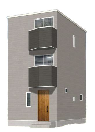 所沢市寿町 新築戸建B号棟 外観パース図 所沢市寿町 新築戸建B号棟 外観パース図