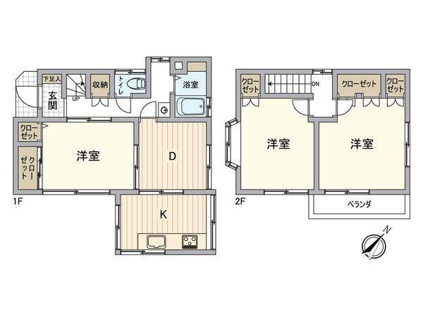 所沢市松郷 戸建 間取図(平面図) 間取図(平面図)