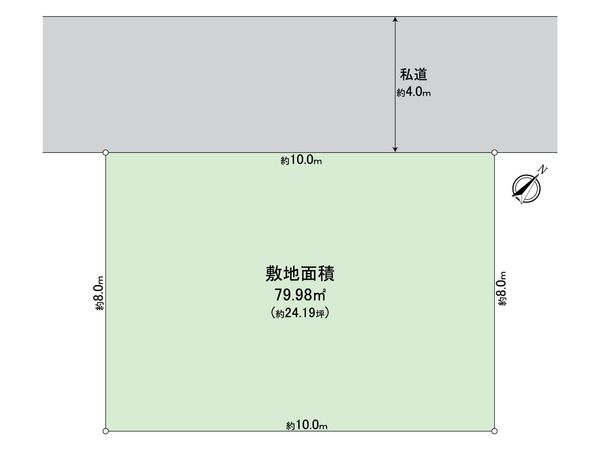 所沢市松郷 戸建 区画図 区画図