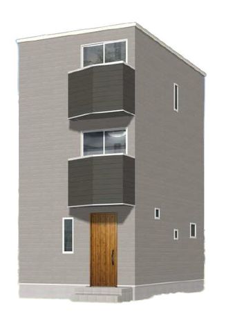 所沢市寿町 新築B号棟 外観パース図