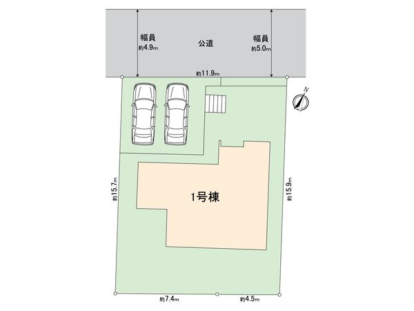 所沢市下富 新築戸建 区画図