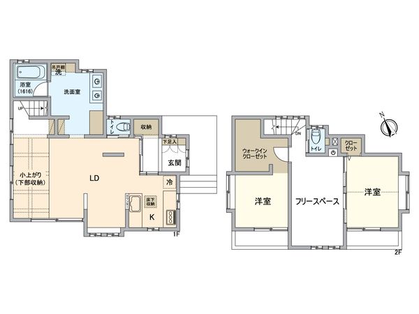 所沢市小手指南5丁目 戸建 間取図(平面図)