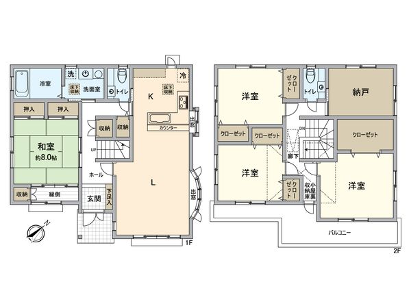所沢市林3丁目 戸建 間取図(平面図) 所沢市林3丁目 戸建 間取図(平面図)