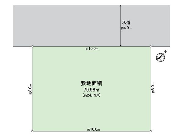 所沢市大字松郷 戸建 区画図 所沢市大字松郷 戸建 区画図