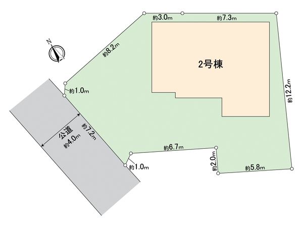 狭山市柏原 新築2号棟 区画図 狭山市柏原 新築2号棟 区画図