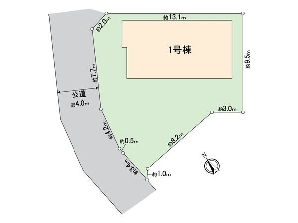 狭山市柏原 新築1号棟 区画図 狭山市柏原 新築1号棟 区画図