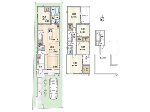 &RESORT HOUSE 航空公園 間取図(平面図) &RESORT HOUSE 航空公園 間取図(平面図)