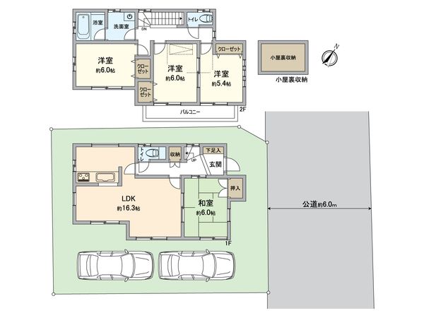 所沢市中富南3丁目 戸建 間取図(平面図) 所沢市中富南3丁目 戸建 間取図(平面図)