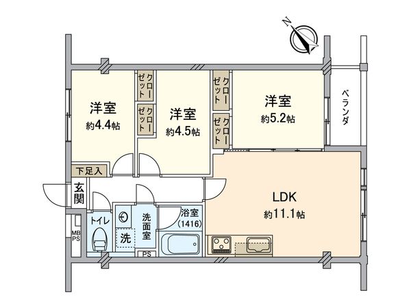 間取図(平面図)