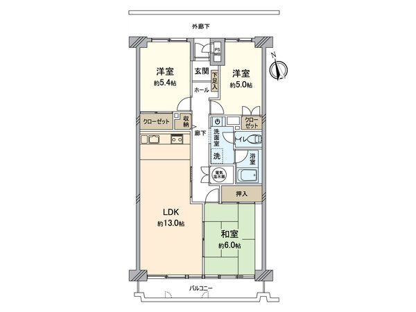 小手指ハイツF棟 間取図(平面図) 小手指ハイツF棟 間取図(平面図)