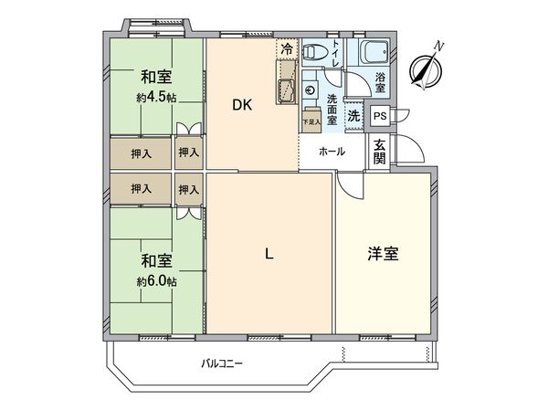 パイロットハウス狭山台 4号棟 間取図(平面図)