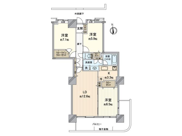 間取図(平面図)