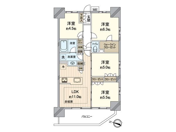 間取図(平面図)