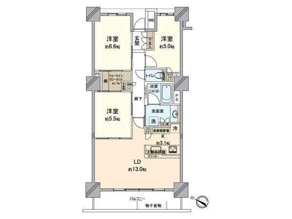 小手指タワーズ ディアスカイタワー 間取図(平面図) 小手指タワーズ ディアスカイタワー 間取図(平面図)