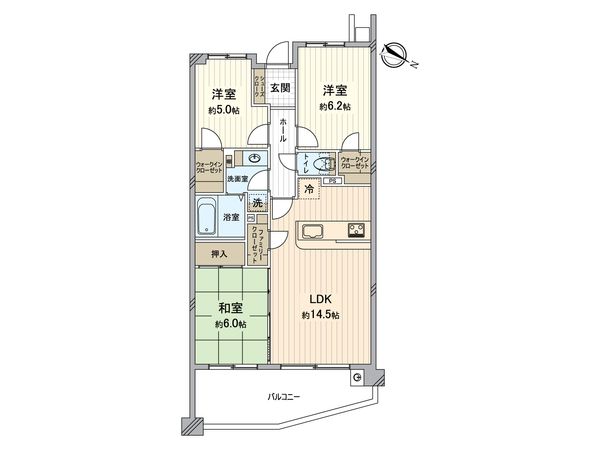ユアコート狭山ヶ丘コンフィア 間取図(平面図)