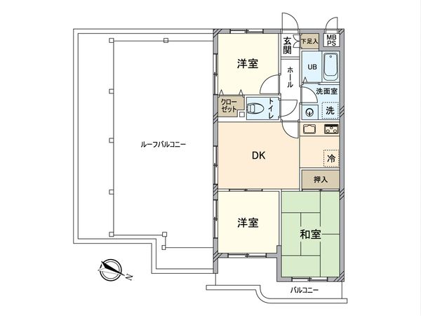 セザール所沢航空公園 間取図(平面図) 間取図(平面図)