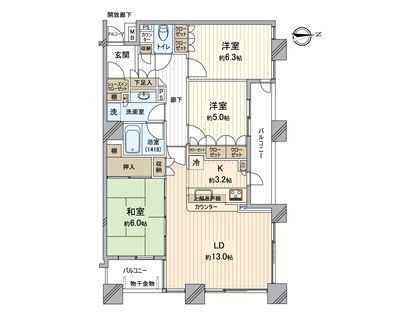 間取図(平面図)