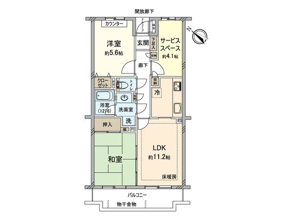 ステイツ新所沢 間取図(平面図) ステイツ新所沢 間取図(平面図)
